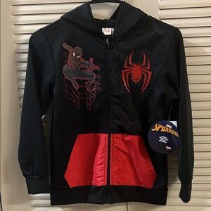 🔥 Marvel Spider-Man Kids Hoodie – Kids Size 8 – NWT